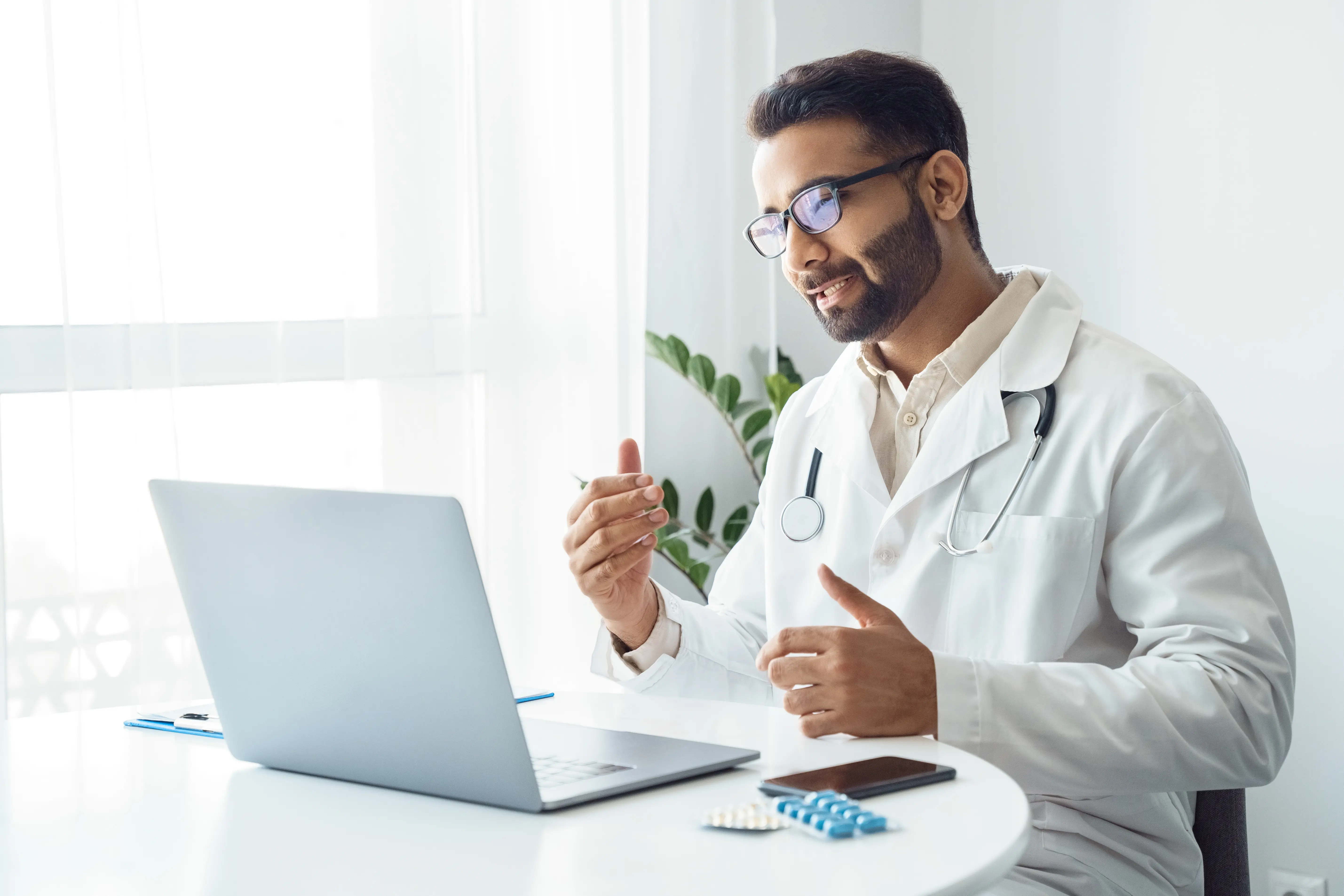 doctor laptop